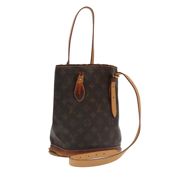 LOUIS VUITTON Monogram Bucket PM Shoulder Bag M42238 - Picture 1 of 16